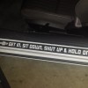 CHEVY DOORSILL KICKPLATE GET IN, SIT DOWN, SHUT UP & HOLD ON Decal