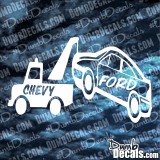 Chevy Towing Ford Decal