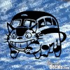 Ghibli Totoro Catbus Decal