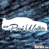 Paul Walker Skyline Silhouette Decal