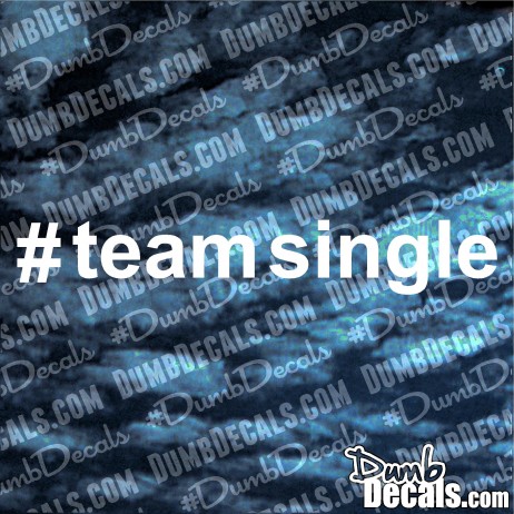 Team Single Decal