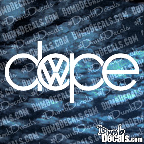 VW dope Decal