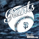 San Francisco Giants with Baseball Decal