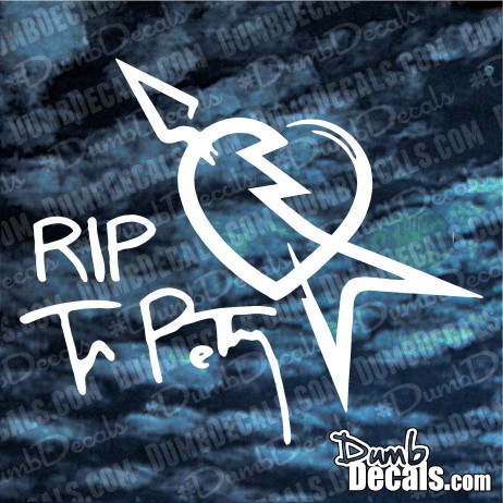 RIP Tom Petty Decal The Heartbreakers vinyl sticker rock legend Heart Breakers