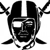 Oakland Raiders Nation Decal windshield