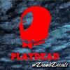 Deadpool funny decal sticker playdead playboy