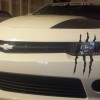 Camaro monster Headlight Scratch Decal