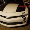 Headlight Scratch slash decal Camaro