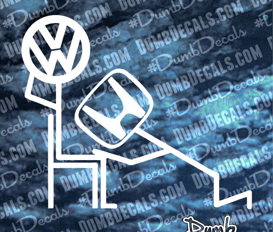 Vw Blown By Honda Decal 