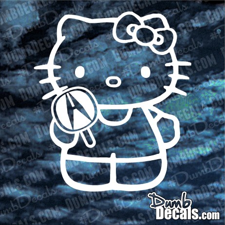 Hello Kitty Acura Decal