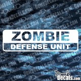 Zombie Defense Unit Decal