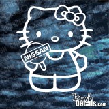 Hello Kitty Nissan Decal