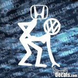 Honda fucking VW Decal Bending Over