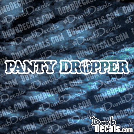 Panty Dropper one line Decal