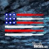 American Flag Bullets Decal red white blue