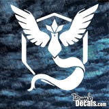 TEAM MYSTIC (BLUE ARTICUNO) Pokemon GO Decal