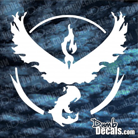 TEAM VALOR (RED MOLTRES) Pokemon GO Decal