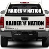 Oakland Raiders Nation Decal windshieldOakland Raiders Nation Decal windshield